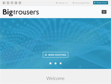 Tablet Screenshot of bigtrousers.com.au